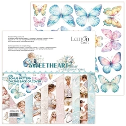 Sweetheart Celebrations - zestaw z elementami do wyciecia 20x20cm