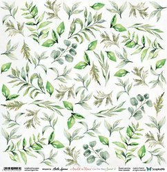 Amidst The Roses arkusz LISTKI2 30x30cm Scrap And Me