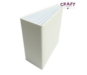 Album BAZYLątko - biały kwadratowy - 115x115mm