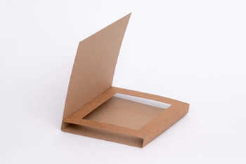 Baza ruchomej kartki Shadow Card 15cm kraft KWADRAT GoatBox