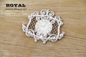 Royal dekor z zegarem