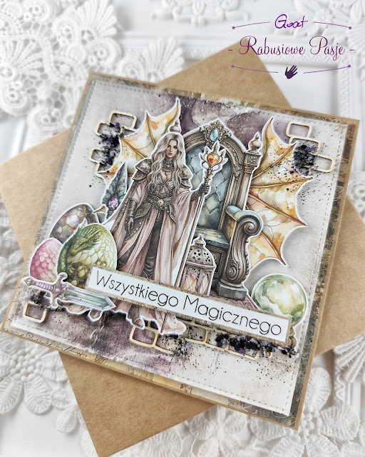 Baza kartki kwadratowa 13,5cm eco kraft GoatBox