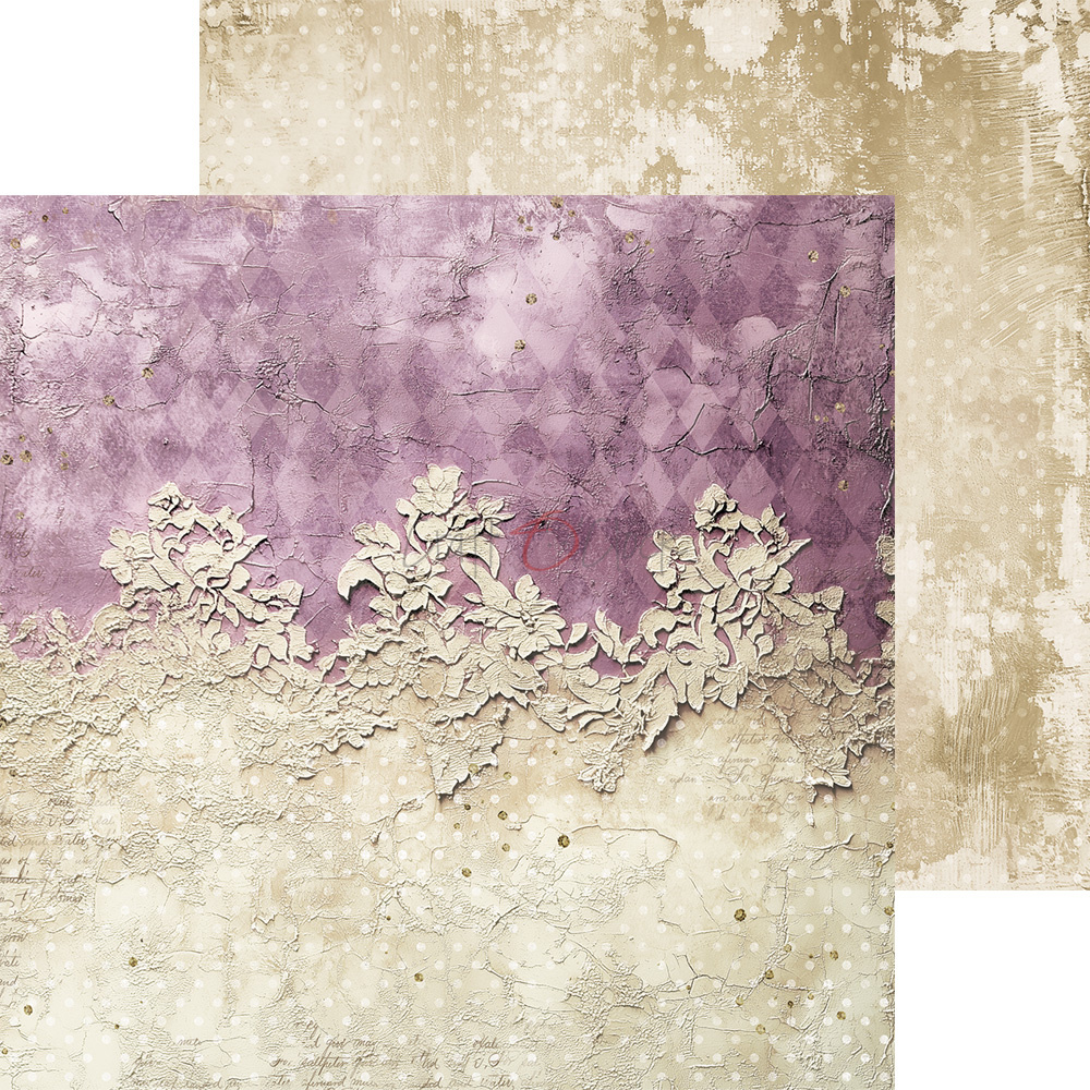 Plum & Caramel - zestaw papierów Mix 20x20cm