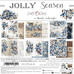 Jolly Season - zestaw papierów 15x15cm