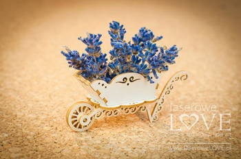 Taczka 3D - Tekturka - Sweet Lavender