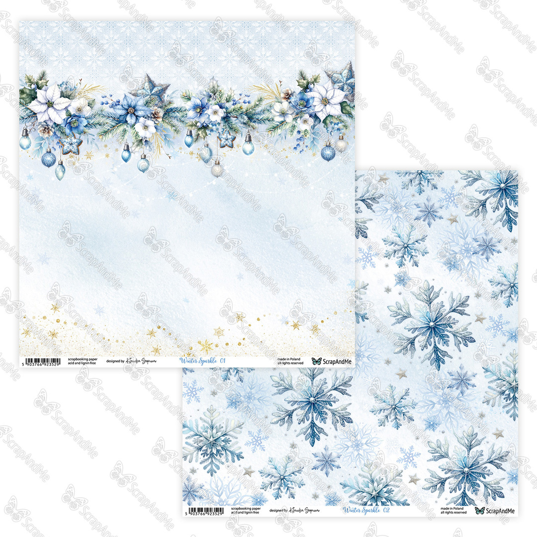 Arkusz Winter Sparkle 01/02