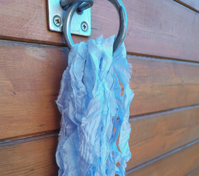 Tasiemka wstążka pastelowe niebo 079