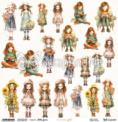 arkusz do wycinania Girls