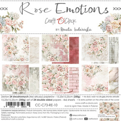 Rose Emotions - zestaw papierów 15,25x15,25