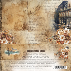 Behind Closed Doors - zestaw papierów 15x15cm