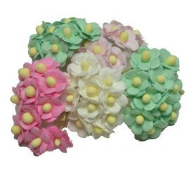 Różowe białe i miętowe mini sweethearty IAR 50szt