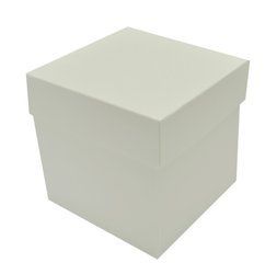 Pudełko Exploding Box mini 6x6x6cm ecru z fakturą baza GoatBox