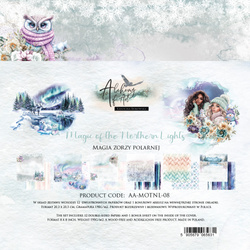 Magic of the Northern Lights - bloczek 20x20cm