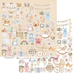 Cute Baby- 12x12'' - dodatki do wycięcia