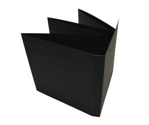 Baza albumowa 14x14cm harmonijka czarna GoatBox