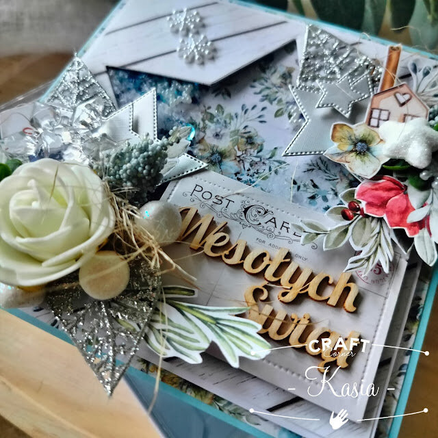 Wesołych Świąt zestaw słów 3x5 cm 6sztuk