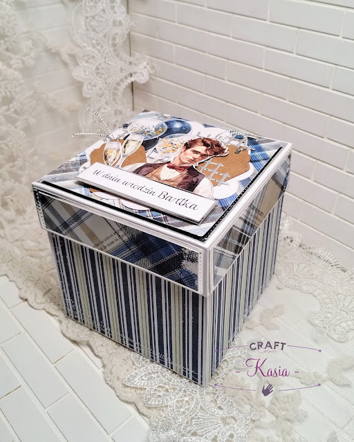 Pudełko Exploding Box biały matowy baza GoatBox