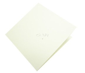 Baza kartki kwadratowa 15cm kremowa ecru GoatBox