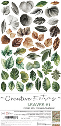 CREATIVE EXTRAS  LEAVES #1 - zestaw dodatków 15x30cm