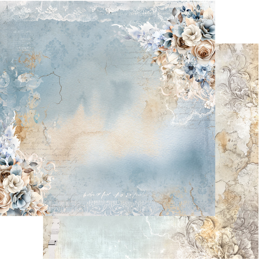 In Shades of Blue - zestaw papierów 20x20cm