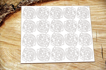 Dekor z różańcem 20 sztuk