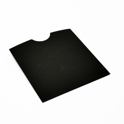 Etui kieszonka na voucher zaproszenie czarna 14x14cm GoatBox