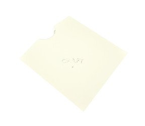 Etui kieszonka na voucher zaproszenie kremowa ecru 14x14cm GoatBox