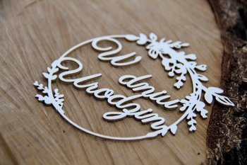 Hi Summer  ramka 02 W Dniu Urodzin - tekturka