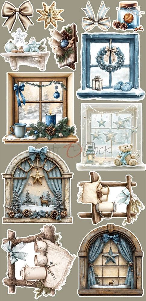 Jolly Season - zestaw dodatków Mix 15x30cm