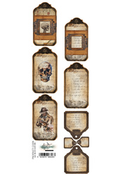 Behind Closed Doors - paseczek Tagi 6x30cm