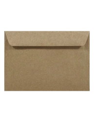 Koperta eko kraft trapez C6 11,4x16,2cm 100g