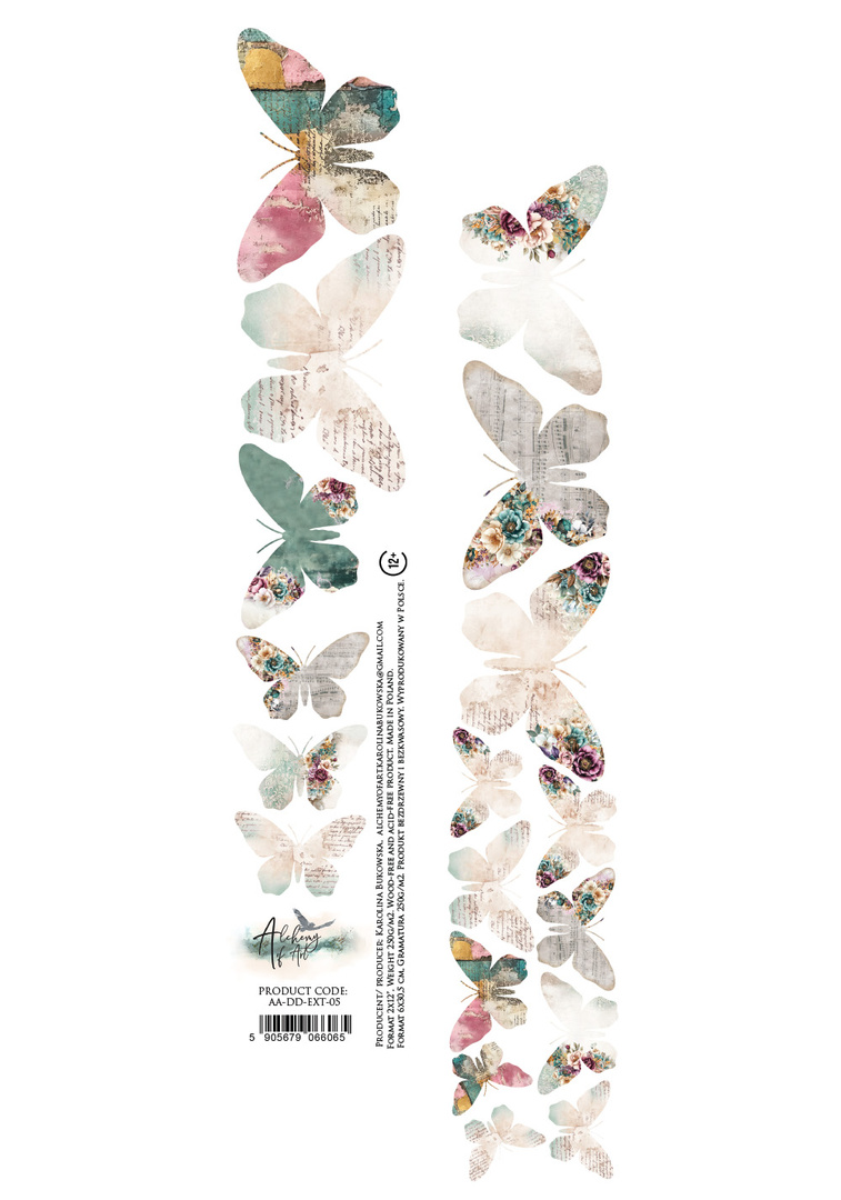 Dreamy Dreams - paseczek Motyle 6x30cm