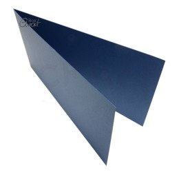 Baza kartki DL pozioma 9,9x21cm ciemnogranatowa matowa GoatBox