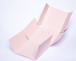 Kwadratowy Trifold 15,2 różowy GoatBox