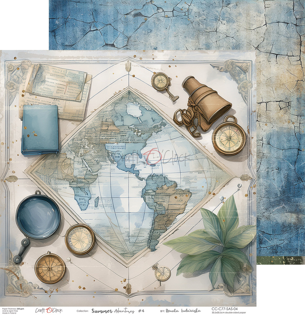 Summer Adventures - zestaw papierów 30x30cm