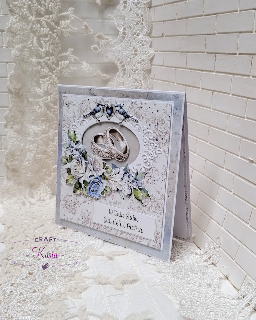 arkusz do wycinania Blue Roses Flowers
