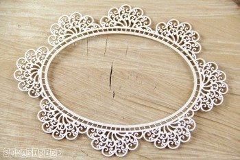Doily Lace owalna serwetka