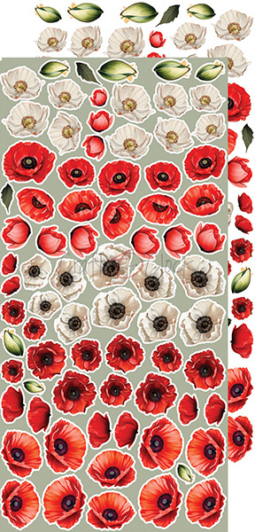 Heart of the Sun - zestaw dodatków Mix 15x30cm