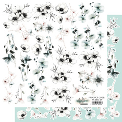 In the morning kwiaty - arkusz 30x30cm