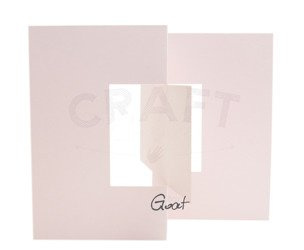 Baza kartki kwadratowa 15cm swing różowa pastelowa GoatBox