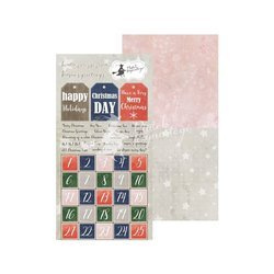 Arkusz elementów do wycinania Świąteczne życzenia