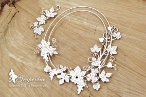 Grapevine -  owalna ramka 01