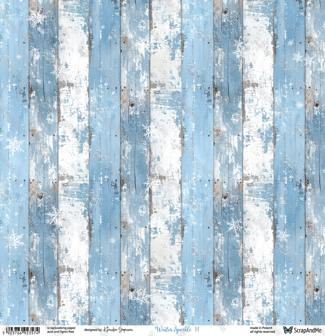 Arkusz Winter Sparkle 11/12