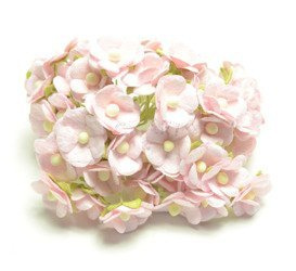 Pastelowe różowe sweetheart'y 50szt