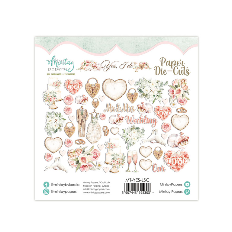 Mintay - Yes, I do - die cuts elementy wycięte 