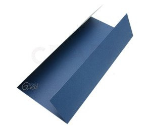 Baza kartki DL okiennica pionowa 9,9x21cm granatowa matowa GoatBox