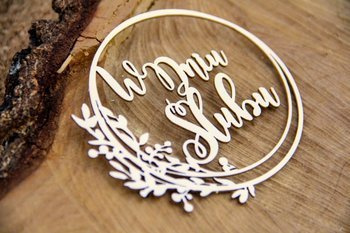 Hi Summer ramka 03 W Dniu Ślubu  - tekturka