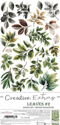 CREATIVE EXTRAS LEAVES #2 - zestaw dodatków Liście 15x30cm