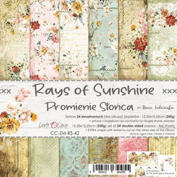 Rays Of Sunshine-Promienie Słońca-mały bloczek 15,25x15,25 cm - 24 arkusze