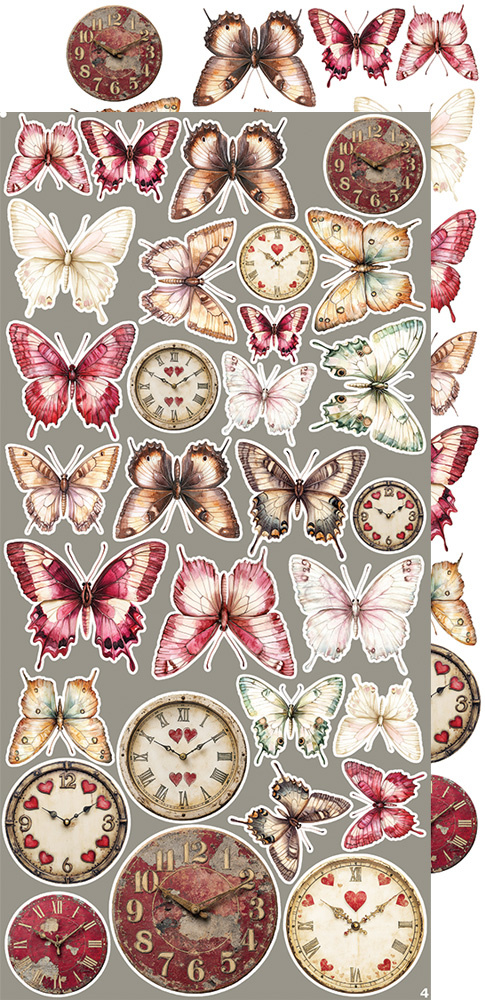 CREATIVE EXTRAS MIX 01 - Spring in Love - zestaw dodatków 15x30cm